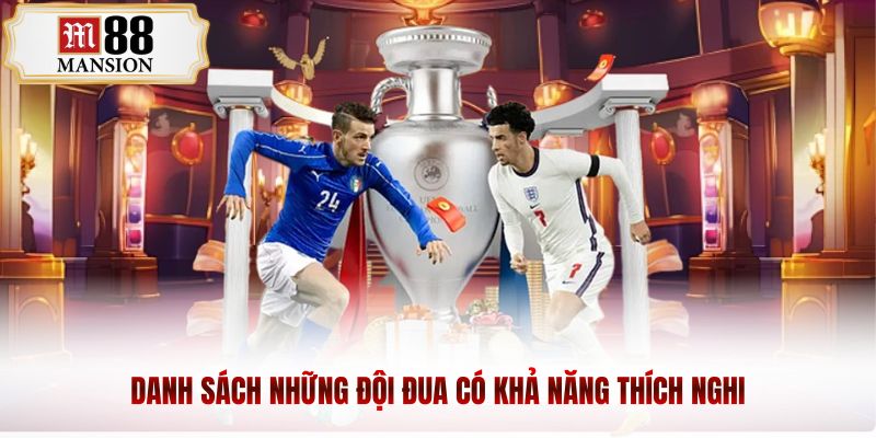 Danh sách những đội đua có khả năng thích nghi